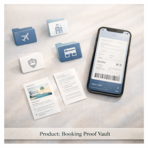 Booking Proof Vault (Travel Admin Organizer)